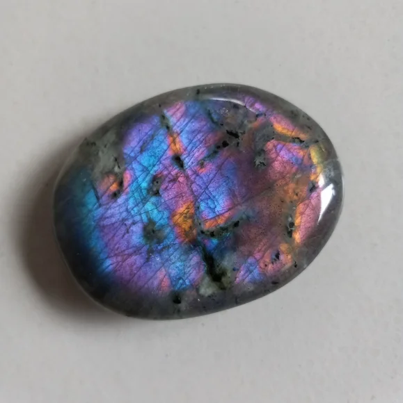 Magical Sunset Flash Labradorite Palmstone!!!!! - Picture 3 of 12